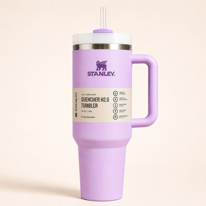 Stanley Adventure Quencher 40oz Tumbler – Free Steel Straw & Straw Stopper