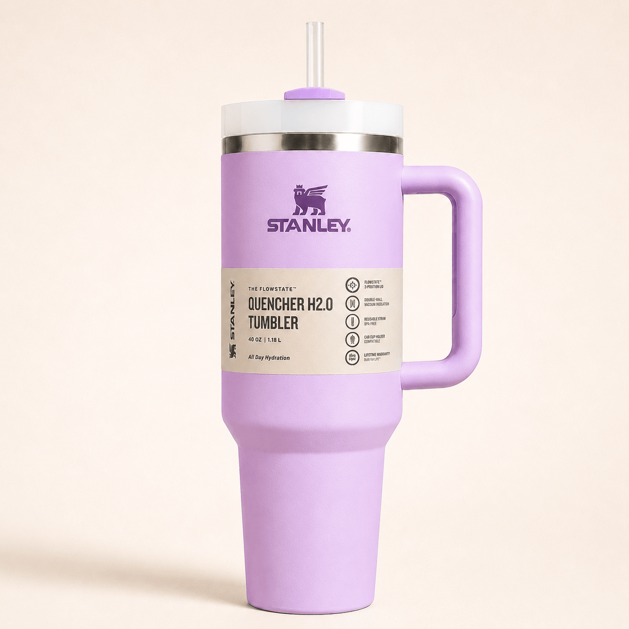 Stanley Adventure Quencher 40oz Tumbler - Lavender Purple | Insulated Tumbler | Billara